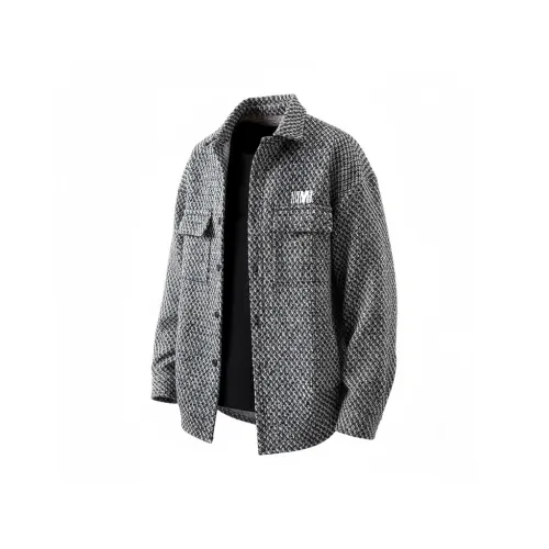 MoYu Черный флис с подкладкой унисекс куртки