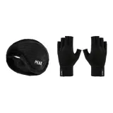 Перчатки с полупальцами + Наушники с меховыми капюшонами