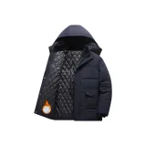 Синий, утепленный