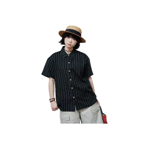 YIWANSHIDUO Черный Унисекс Рубашки