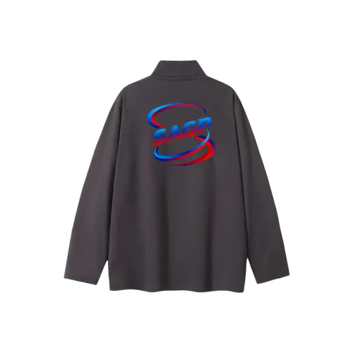 SAGP Unisex T-рубашки серого цвета