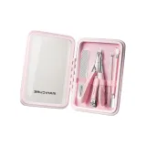 [Звезда Туманно-розовый] Улучшенные ножницы для кутикулы, 5 шт. Набор (Стиль Seiko, Двустороннее лезвие)