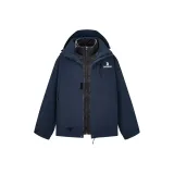 Темно-синий [3-в-1 Пуховые Подтяжки]