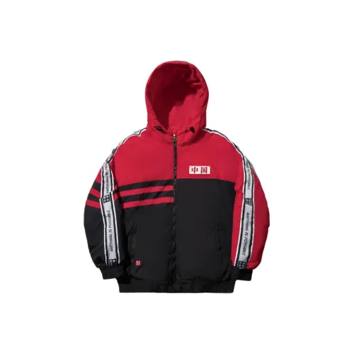 Лайнер Черный Слава Красный Унисекс Пуховики