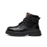 Черный с флисовой подкладкой