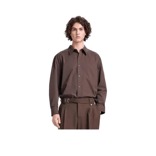 WILD LEADER Винтажный кофе Мужская рубашка