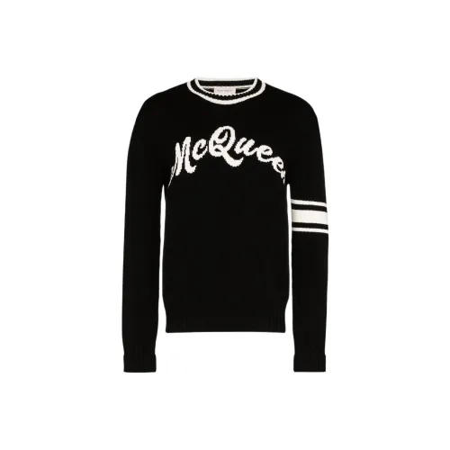 Alexander McQueen SS23 Свитер Мужской Черный