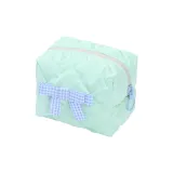 Маленькая зеленая квадратная сумка 13*10*10