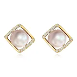 Серьги-стержни Белый Стиль 2311