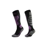 Высокое исполнение, тепло, версия ❤[Черный, фиолетовый]⭐Носки из шерсти с сжатием⭐