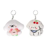 Розовый персик + Заколка для волос с вишней