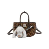 Коричневый, леопардовый принт.