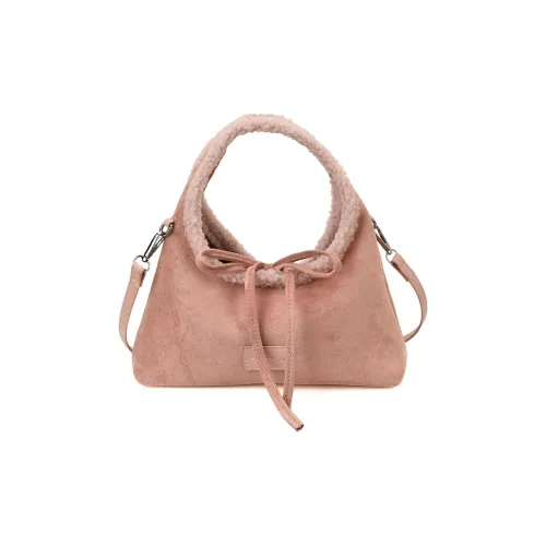 WHERE WHAT WHO ПУ (полиуретан) Сумка Стандартная Женская Розовая Кофейно-коричневая