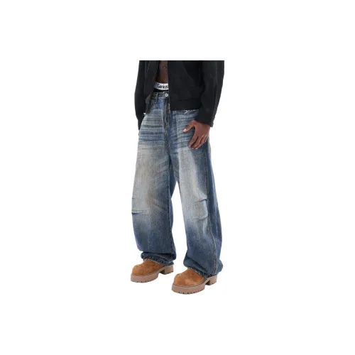 LEIGHZ Blue Unisex Jeans LEIGHZ Синий Унисекс Джинсы