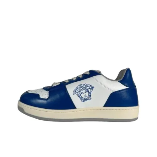 FANSIZHE Низкие кроссовки для скейтбординга Мужские Белые Синие