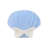 [Синий] Bowknot Шапочка для сушки волос