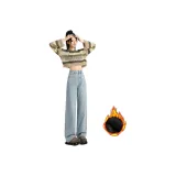 Светло-синие штаны с флисовой подкладкой