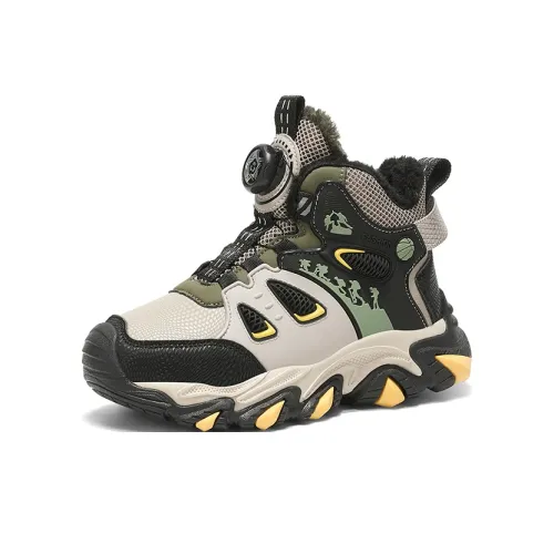 GONGFUHUOBAN Амортизация Slip Resistant Anti KICK MID Топ Детские зимние сапоги 2025 Унисекс