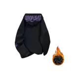 Чёрный (с флисовой подкладкой и утеплённый)