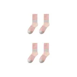 [4 Pack] Розовый Флис-На подкладке Шерсть 4 Двойной Комбо Цвет