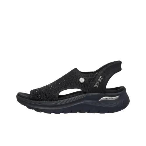 Martha Stewart x Skechers ARCH FIT 2,0 Пляжные сандалии Женские Черный