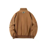 Коричневая зимняя утеплённая куртка