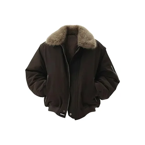 ZOTRANS Коричневый Унисекс Пуховики