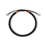 Браслет-шнурок "Успех Удачи", черный