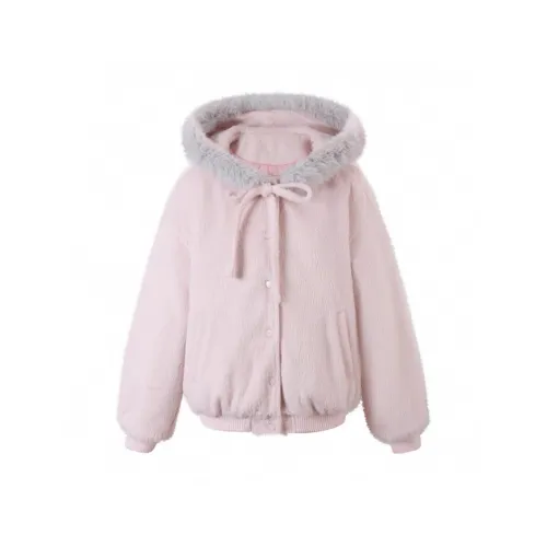 POPO.INFO Pink Women's Coat POPO.INFO Розовое женское пальто