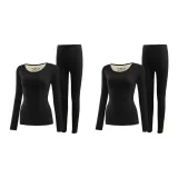 2 комплекта (женские, 2 комплекта, черный)