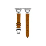 Коричневый [Серебряная застежка-бабочка]