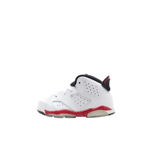 Jordan Air Jordan 6 High Топ Обувь для малышей Белый Infant Wa Toddler