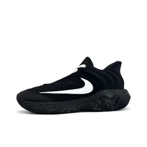 Nike Giannis Immortality 4 Звезда Черный Броня Амортизация Износостойкий Низкий Топ Баскетбольные кроссовки Мужской