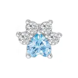 [1 Pack] Синий Кошачий Лапка