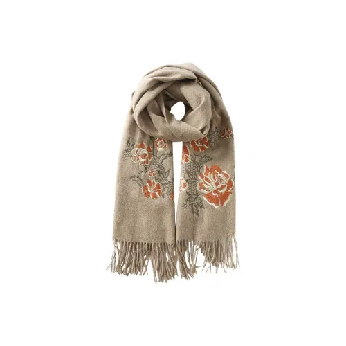 Devanro Овечья шерсть Палантины Женские