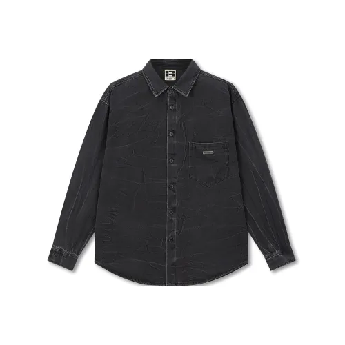 BONELESS Cut Черный Унисекс Рубашки