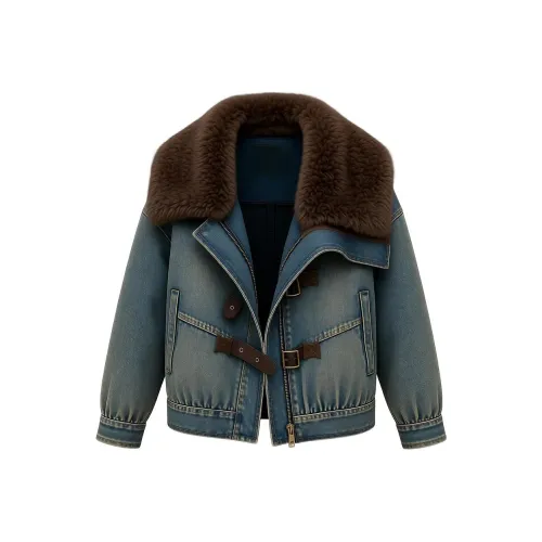 STGX Джинсовый синий Женские пуховики