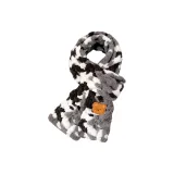 Медвежонок - Черный, Белый, Серый, Шарф для пальца