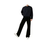 Чёрный [Тонкая версия, расклешенный, эластичный, улучшенный]