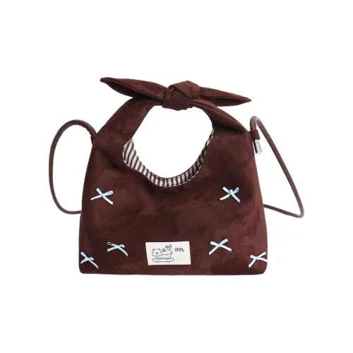 YILV Замша Одно плечо Сумка Женская Кофейного цвета