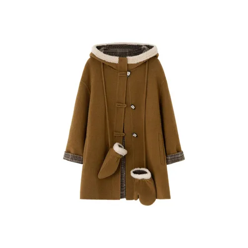 SOON FLOWER Верблюжий цвет Женское пальто