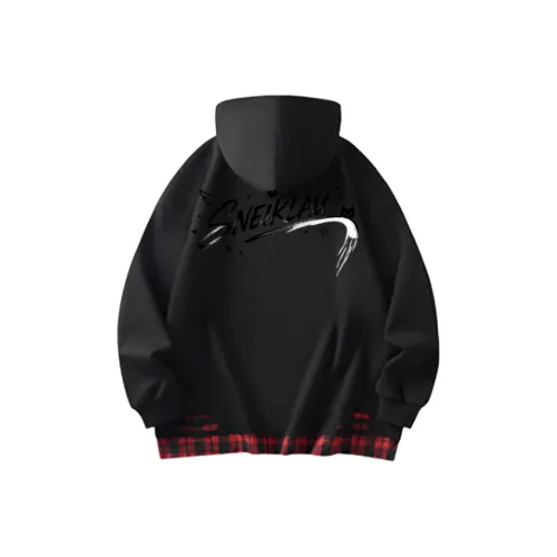 SNEIKLAU Черный Унисекс Свитшоты
