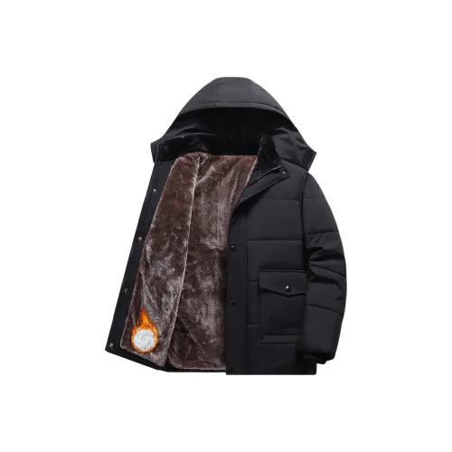 ZUOAN С капюшоном хлопковый пуховик мужской