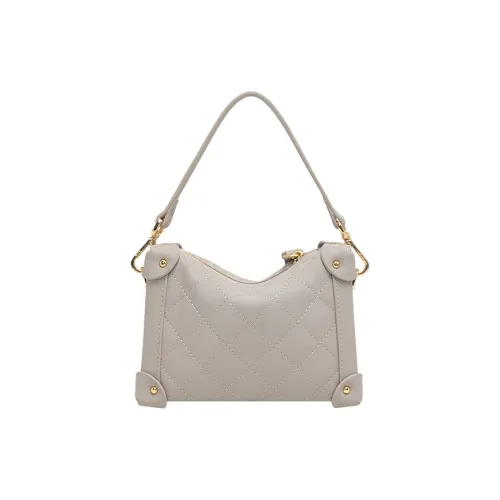 ELLE Сумка через плечо из синтетической кожи женская High Couture серого цвета