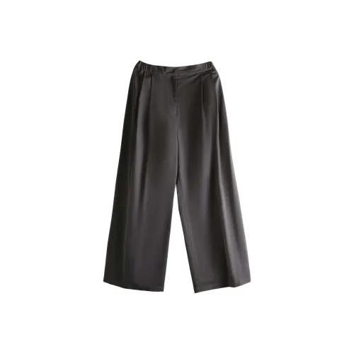 AMOMENTO Два Tuck Воздушный шар Повседневные брюки Женские