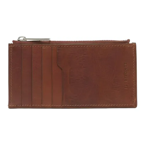 Il Bisonte Кожа Держатель для карт Женский Коричневый