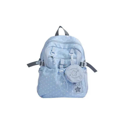 JIADONG Нейлоновый Рюкзак Стандартный Женский Белый Синий