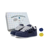 Темно-синий (Серый Обувь Шнурки) (с 1 упаковкой Желто-синих Шнурков для обуви)