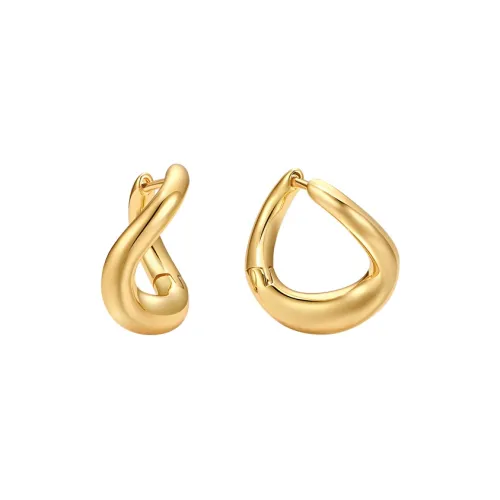 ONCHIC Серьги из меди с золотым покрытием женские