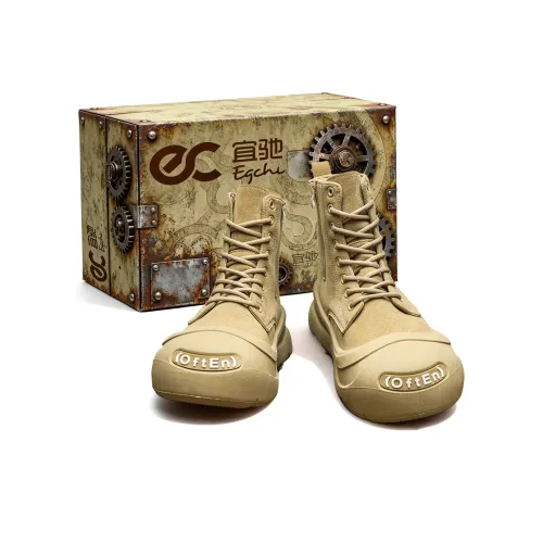 EGCHI Колено Высокая ботинка Martin Мужская